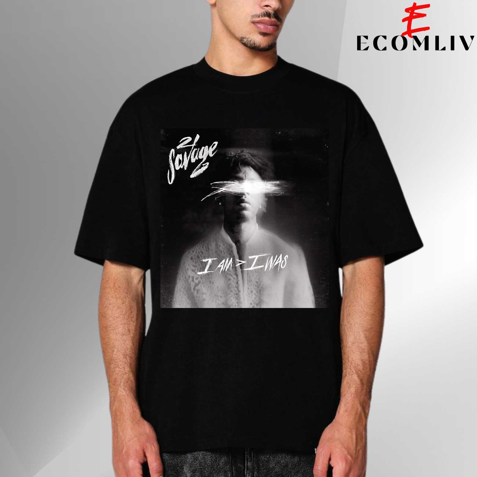 Retro Rap Merch 21 Savage Tee, Streetwear Unisex T-Shirt